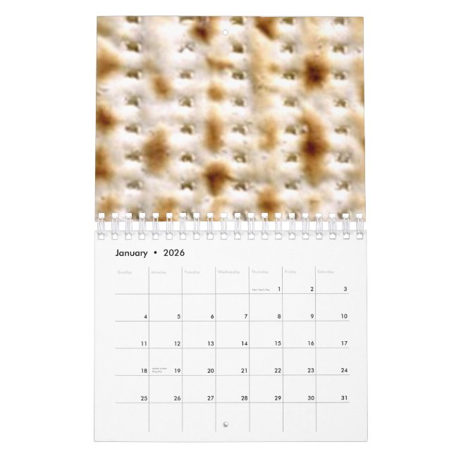 2015-16 Jewish Wall Calendar, 15 Month ~ Customize Calendar (Jan 2026)