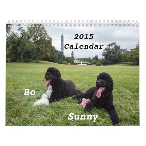 2015 Bo and Sunny Calendar
