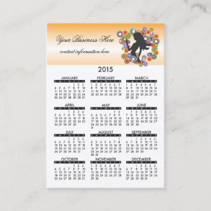2015 Business Card Calendar Perfume