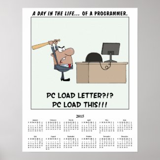 2015 Calendar Computer Error Posters