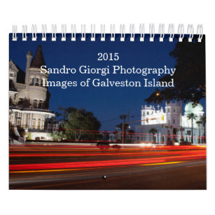 2015 Calendar Images of Galveston Island