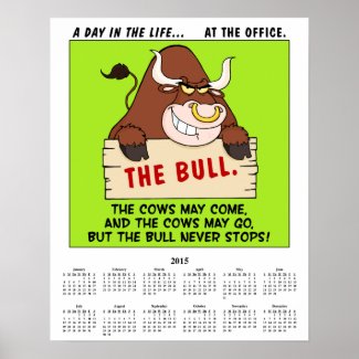 2015 Calendar Office Politics Poster