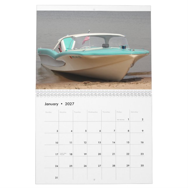 2015 CGOAMN Classic Glastron Calendar (Jan 2027)