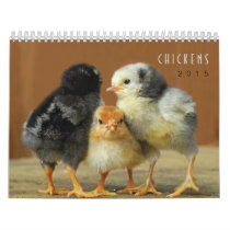 2015 Chickens Wall Calendar