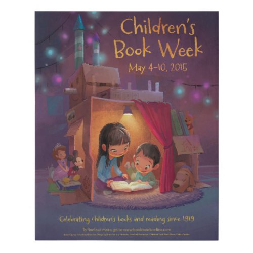 2015 Childrens Book Week Faux Canvas Print