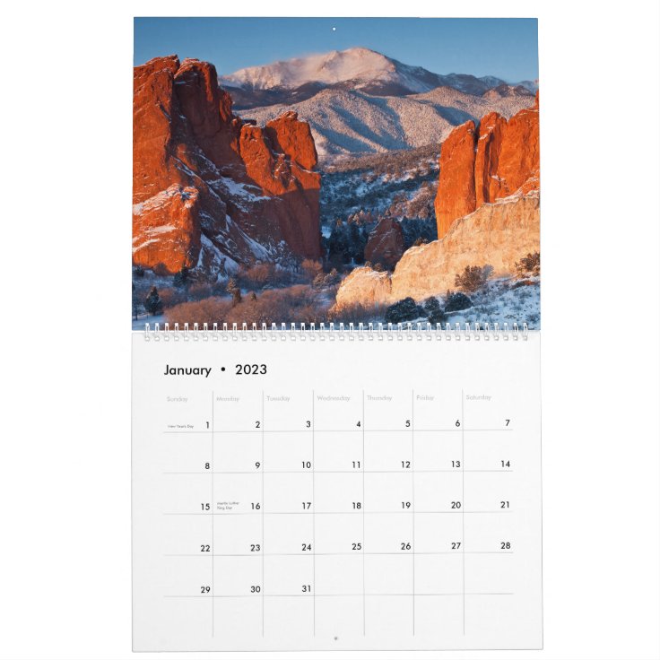 2015 Colorado 14ers Calendar Zazzle