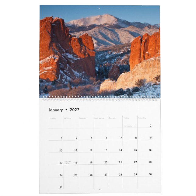 2015 Colorado 14ers Calendar (Jan 2027)