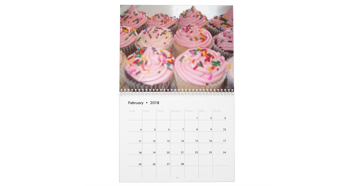 2015 Cupcake Calendar | Zazzle