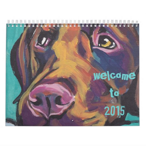 2015 Fun Dog Art Calendar