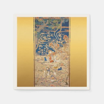 2015 Goat Year Chinese Tapestry - Paper Napkins by 2015_year_of_ram at Zazzle