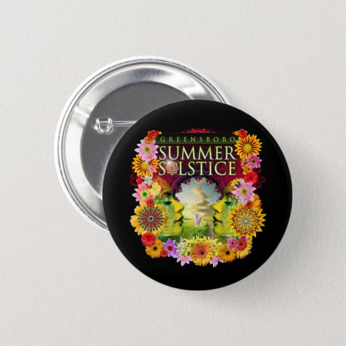 2015 Greensboro Summer Solstice Festival Souvenir Button