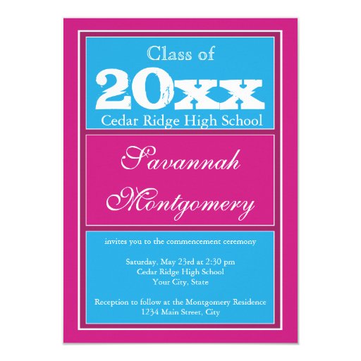 High School Graduation Invitations 2015 4