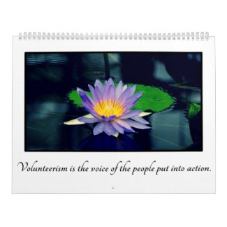 2015 Inspirational Quotes for Volunteers Calendars