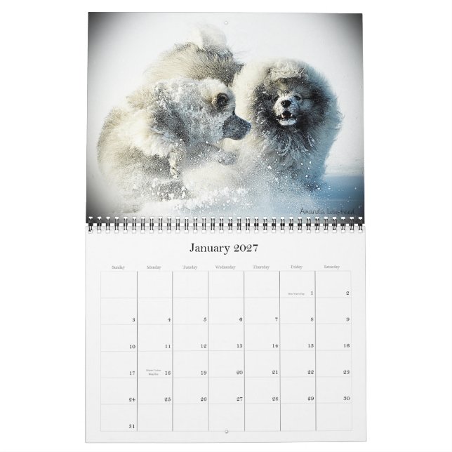 2015 Keesridge Keeshonden Calendar (Jan 2027)
