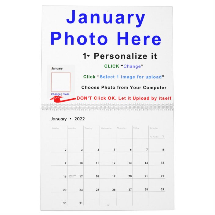 2015 Make Your Own Calendar Online INSTRUCTIONS Zazzle 2015 make your own calendar online instructions zazzle