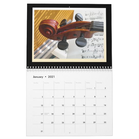 2015 Musical Instrument Calendar