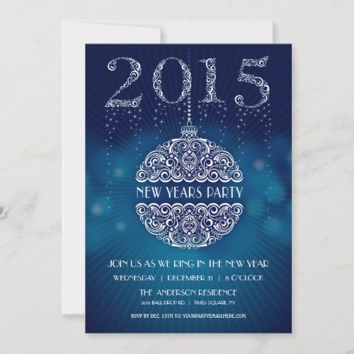2015 NEW YEARS EVE PARTY INVITATION