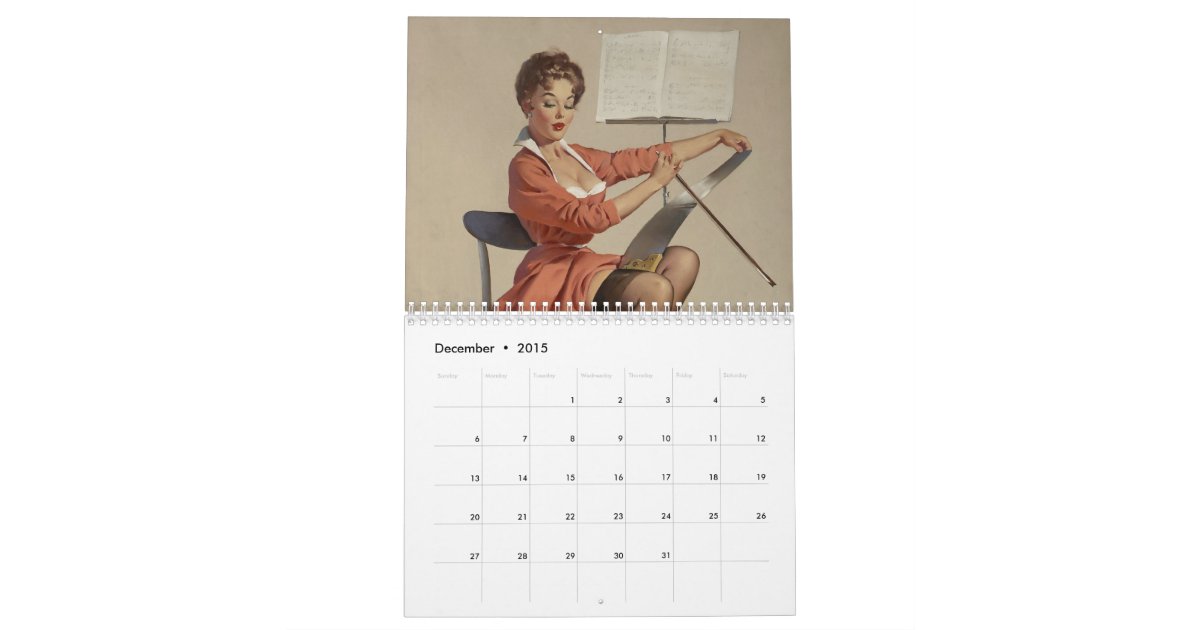 2015 Pin-Up Calendar | Zazzle