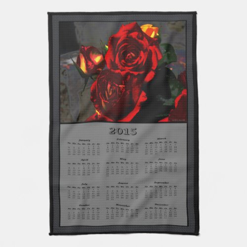 2015 Poison Roses cloth calendar
