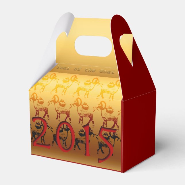 2015 Ram Sheep Goat Year - Customizable Favor Box (Front Side)