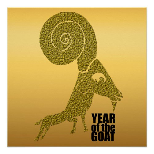 2015 Ram Sheep Goat Year _ Perfect Poster