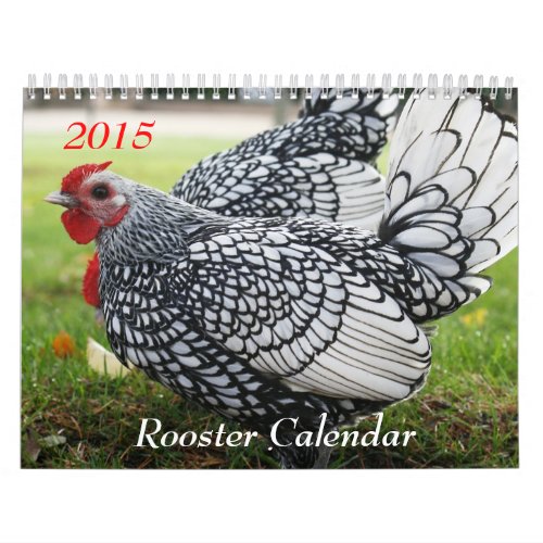 2015 Rooster Calendar