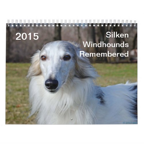 2015 Silken Windhounds Remembered Calendar