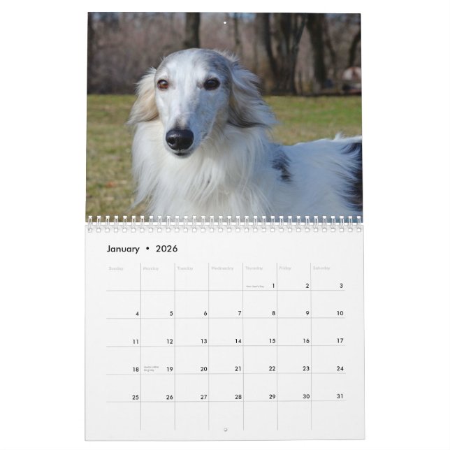 2015 Silken Windhounds Remembered Calendar (Jan 2026)