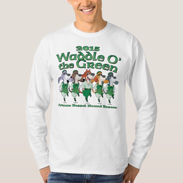 2015 Waddle O' the Green Men's Long Sleeve Shirt (Front)