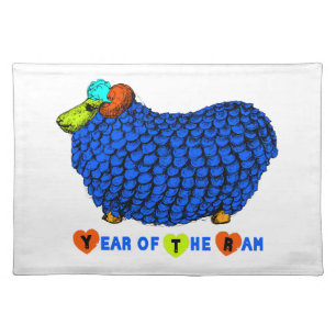 2015 Year of the Ram Sheep or Goat - Placemats