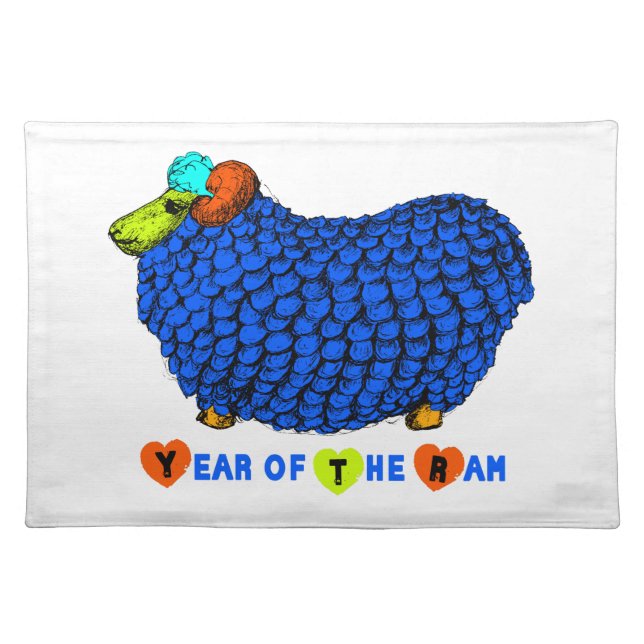2015 Year of the Ram Sheep or Goat - Placemats (Front)