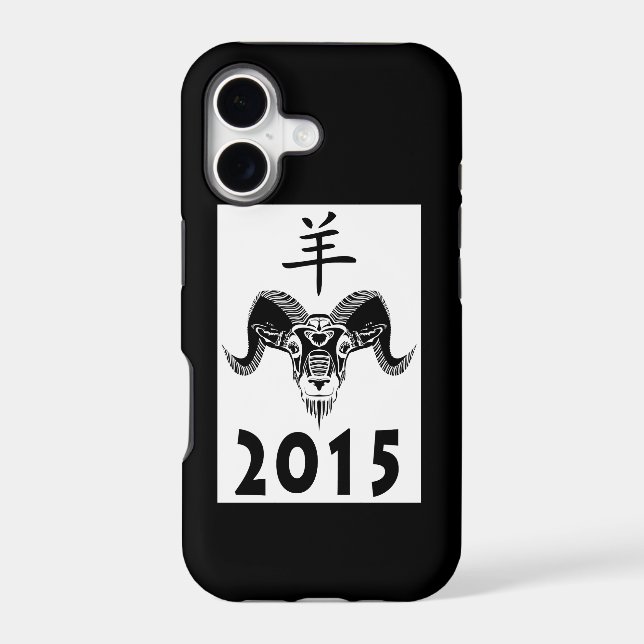2015 year of the ram (wildRam) Iphone Case (Back)