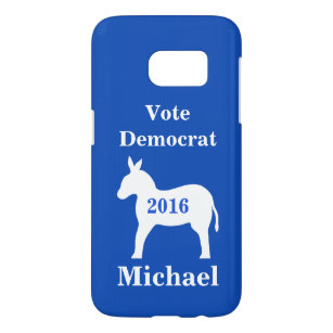 2016 Blue Vote Democrat Name Personalized Samsung Galaxy S7 Case