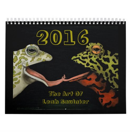 2016 Calendar Art Of Leah Saulnier