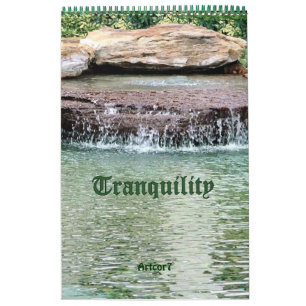 2016 Calendar Cascade Tranquility Single Page