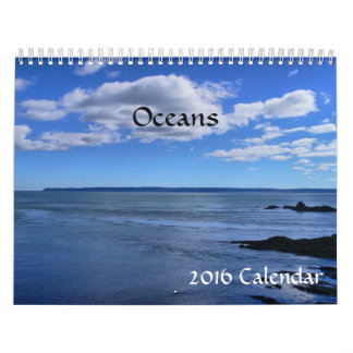 2016 Calendar- Oceans Calendar