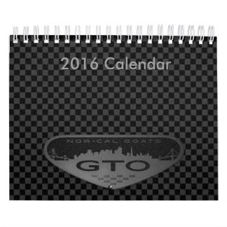 2016 Calendar, Small Calendar