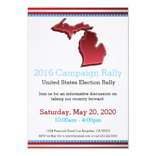 Political Rally Invitations | Zazzle