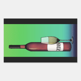 2016 Cheers! Rectangular Sticker