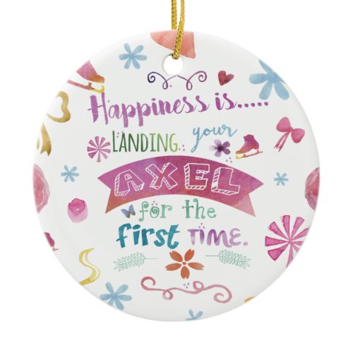 2016 Custom Figure Skating Ornament