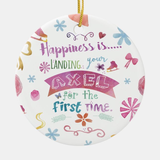 2016 Custom Figure Skating Ornament (Front)