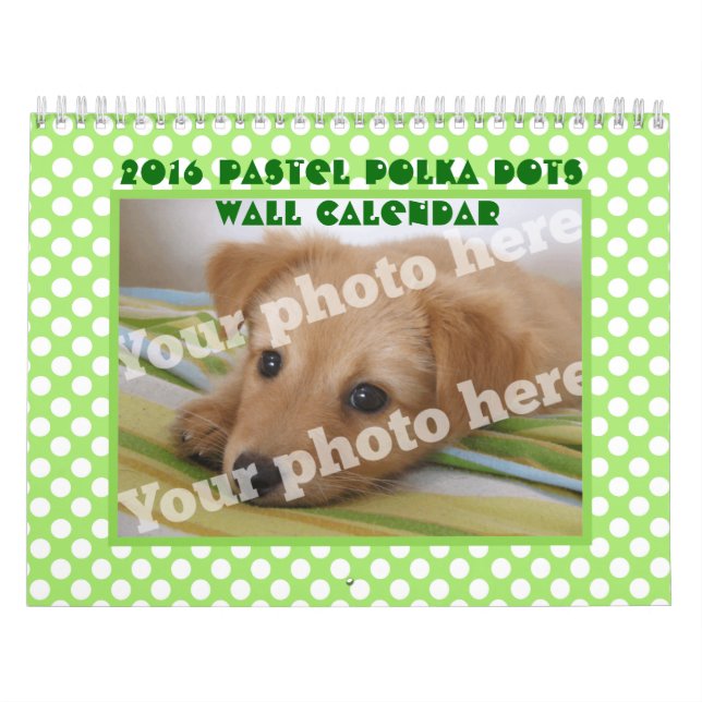 2016 Custom Photos Add Your Pictures Wall Calendar (Cover)