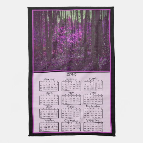 2016 Faded Lavender Dreams Cloth Calendar