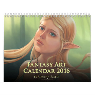 2016 Fantasy Art Calendar by Adrienn Ecsedi