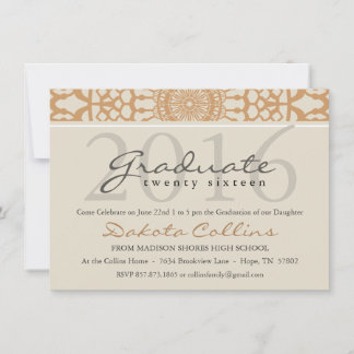 2016 Graduation Annouoncement Invite