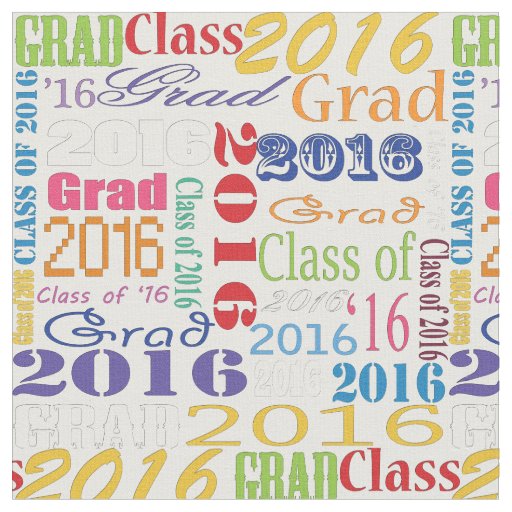 2016 Graduation Fabric