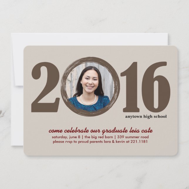 2016 Graduation Invitation (Front)