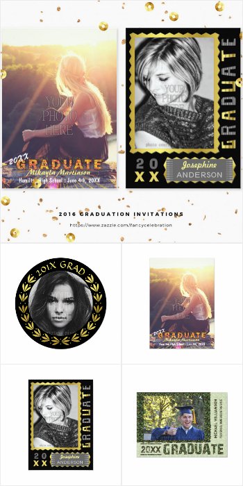 Custom Graduation Invitations 2016 7