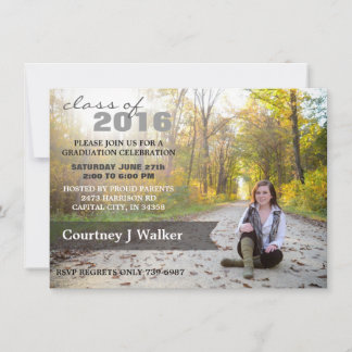 2016 Graduation Party - Sassy Classy Banner Invitation