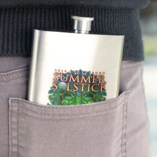 2016 Greensboro Summer Solstice Festival Keepsake Flask